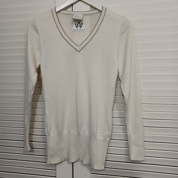 Nike Sweater Wool Blend Long Sleeve Activewear Golf Size Small - Picture 9 of 9